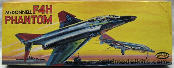 Aurora 1/48 McDonnell F-4H Phantom, 394-198 plastic model kit