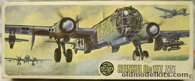 Airfix 1/72 Heinkel He-177 A-5 Grief with Hs293 Guided Missile, 05009-2 plastic model kit