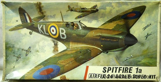 Airfix 1/24 Supermarine Spitfire Mk1a Motorized, 1201 plastic model kit