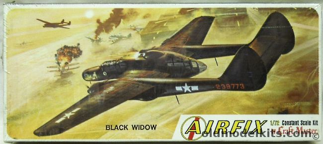 Airfix 1/72 P-61 Black Widow - Builds P-61A Or P-61B - Craftmaster Issue, 1414-100 plastic model kit