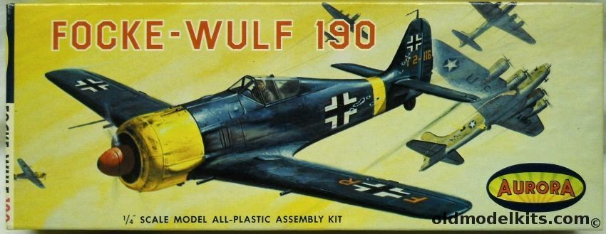 Aurora 1/47 Focke-Wulf FW-190, 30-100 plastic model kit