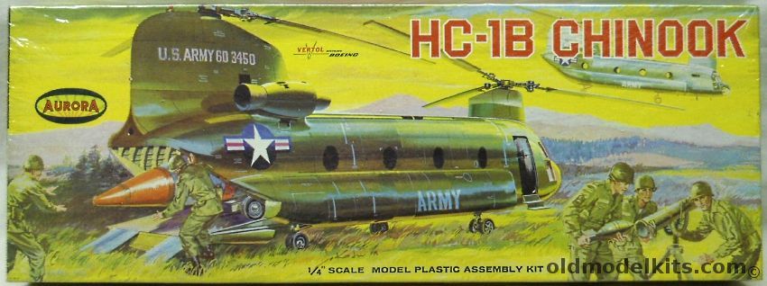 Aurora 1/48 HC-1B Chinook (CH-47), 350-249 plastic model kit