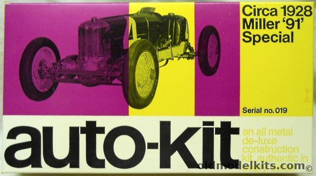 Auto-Kit 1/24 1928 Miller 91 Special, 019 plastic model kit