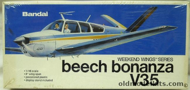 Bandai 1/48 Beechcraft Bonanza V35A, 8530B plastic model kit