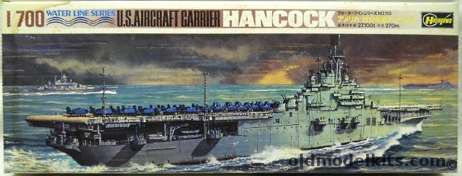 Hasegawa 1/700 USS Hancock Aircraft Carrier, WL-A113 plastic model kit