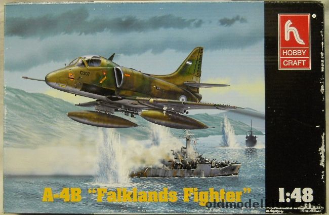 Hobby Craft 1/48 Douglas A-4B Skyhawk Falklands Fighter - Argentina or Singapore, HC1433 plastic model kit