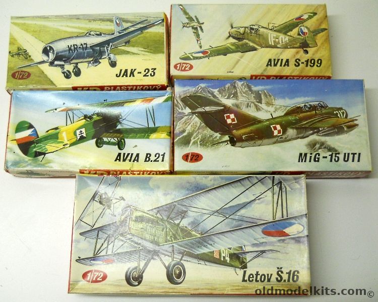 KP 1/72 Avia S-199 / Yak-23 / Mig-15 UTI / Avia B-21 / Letov S-16 plastic model kit