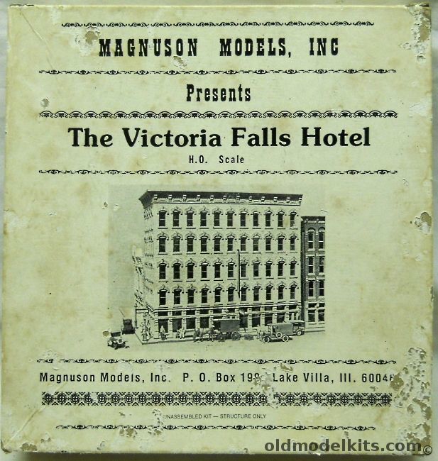 Magnuson Models 1/87 The Victoria Falls Hotel - HO Scale plastic model kit