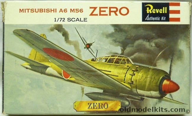 Revell 1/72 Mitsubishi A6M5 Zero, H617-60 plastic model kit