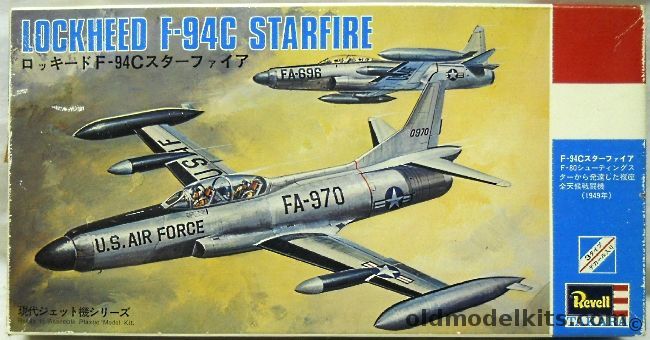 Revell 1/80 Lockheed F-94C Starfire - With Tools And Markings for Three Aircraft - Takara Issue, H123-500 plastic model kit
