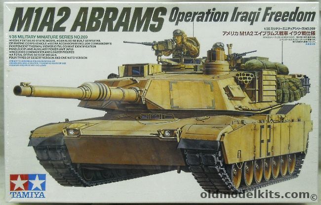 Tamiya 1/35 M1A2 or M1A1HA Abrams Operation Iraqi Freedom, 35269 plastic model kit