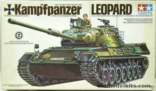 Tamiya 1/35 Kampfpanzer Leopard, MM164 plastic model kit