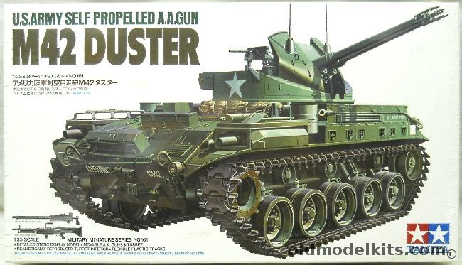Tamiya 1/35 M42 Duster Self-Propelled AA Tank, 35161 plastic model kit