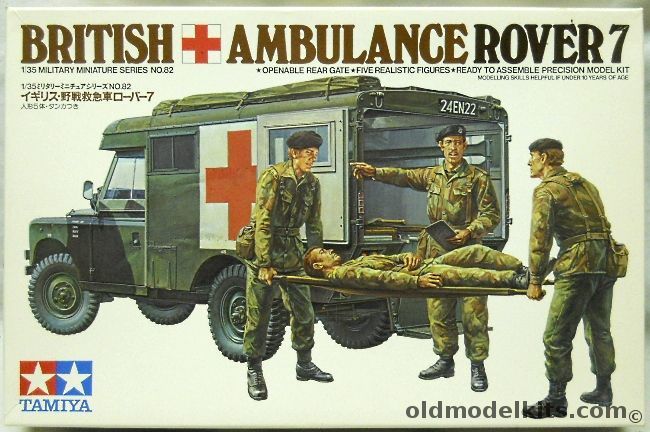 Tamiya 1/35 British Ambulance Rover 7, MM182 plastic model kit