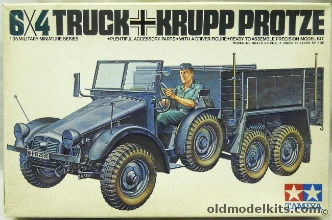 Tamiya 1/35 6x4 Truck Krupp Protze, MM204 plastic model kit