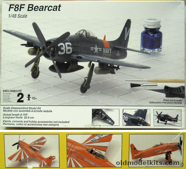 Testors 1/48 F8F-2 Bearcat - US Navy / Gulfhawk Al Williams - (F8F2), 519 plastic model kit