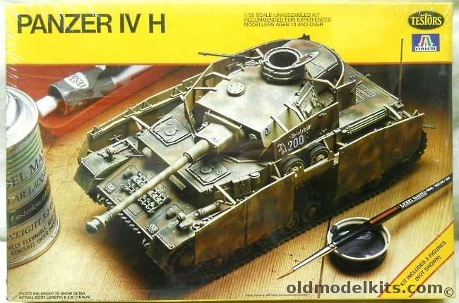 Testors 1/35 Panzer IV Ausf H, 774 plastic model kit
