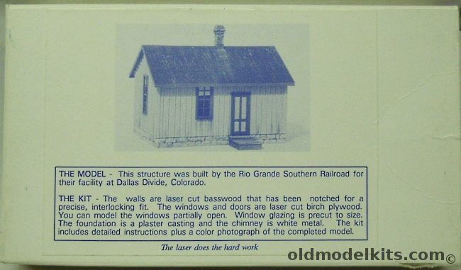 The Building and Structure Co 1/87 Dallas Divide Bunk House Rio Grande Southern - HO Scale Craftsman, 2026 plastic model kit