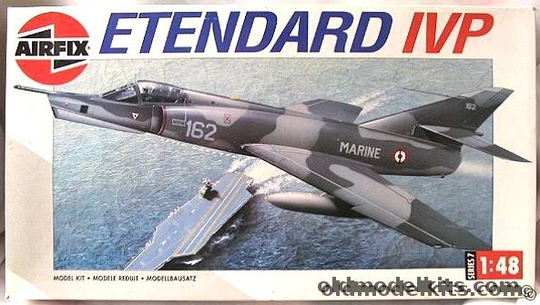Airfix 1/48 Etendard IVP - 16F Ban Landivisiau 1985 and 1989, 07102 plastic model kit