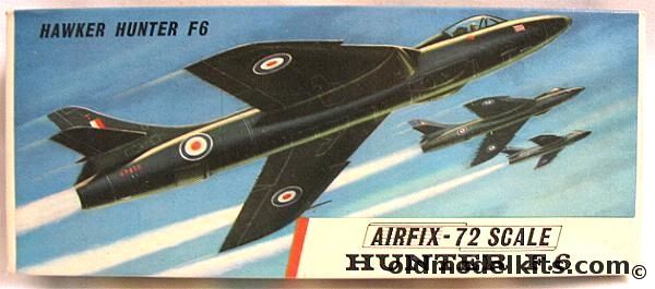 Airfix 1/72 Hawker Hunter F6 - T3 Issue, 288 plastic model kit