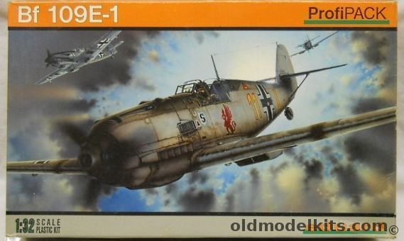 Eduard 1/32 Messerschmitt Bf-109 E-1 ProfiPACK - (Bf109E-1), 3001 plastic model kit