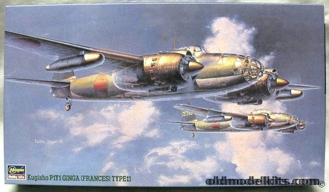 Hasegawa 1/72 Kugisho P1Y1 Ginga Frances Type 11, CP1 plastic model kit