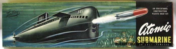 Lindberg Nautilus Atomic Submarine - First Logo Issue, 704 plastic model kit