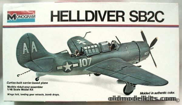 Monogram 1/48 Helldiver SB2C  - White Box Issue, 6831 plastic model kit