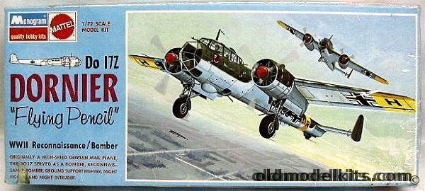 Monogram 1/72 Dornier Do-17 - Blue Box Issue, 6842 plastic model kit