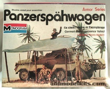 Monogram 1/32 Panzerspahwagen - Sd. Kfz 231 or Sd. Kfz 232, 7581 plastic model kit