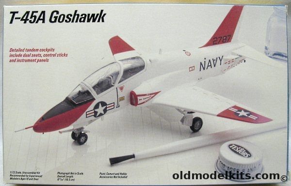 Testors 1/72 T-45A Goshawk - Navy Trainer, 647 plastic model kit