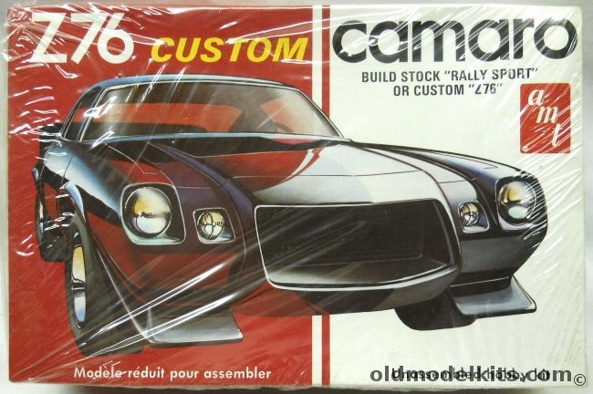 AMT 1/25 Chevrolet Z76 Custom Camaro Or Stock Rally Sport RS Version, T226 plastic model kit