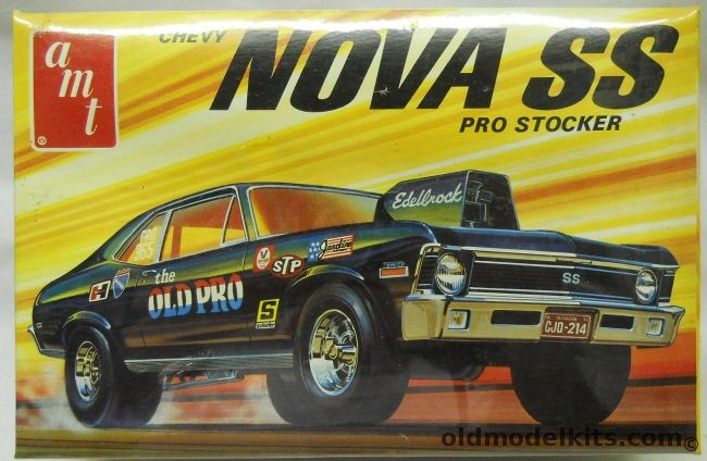 AMT 1/25 Chevrolet Nova SS Pro Stocker - 'The Old Pro' or Factory Stock, T365-225 plastic model kit