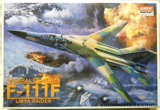 Academy 1/48 F-111F Libya Raider, 1675 plastic model kit