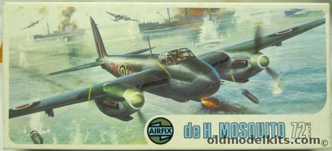 Airfix 1/72 Mosquito Mk.II / VI / XVII - RAF 23rd Sq (MkII) - RAF 248/254 Sq (Mk.XVIII) - RAAF Australia 1 Sq (Mk. VI), 03019-3 plastic model kit