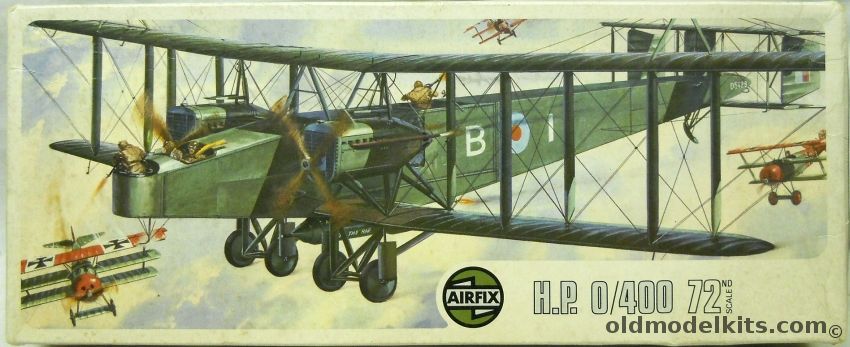 Airfix 1/72 Handley Page 0-400 Bomber - Type 4 Issue, 05010-2 plastic model kit