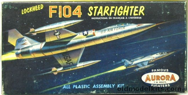 Aurora 1/110 Lockheed F-104 Starfighter - (ex Comet), 291-60 plastic model kit