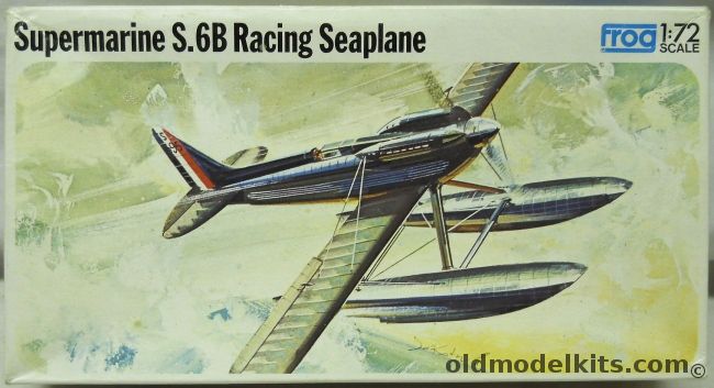Frog 1/72 Supermarine S-6B Racing Seaplane - (S.6B), F164 plastic model kit