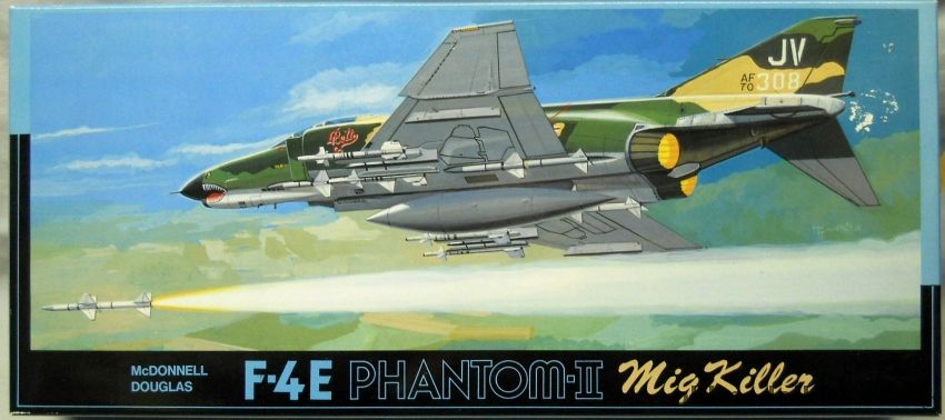 Fujimi 1/72 McDonnell F-4E Phantom II - 388THW/34TFS (JJ-67-301) - 388TFW/469 TFW (JV-70-308) - 4TFW/335 (SB-69-294) - 4TFW/334TFS (SA-69-229) - 4TFW/336TFS (SC-69-269), G-12 plastic model kit