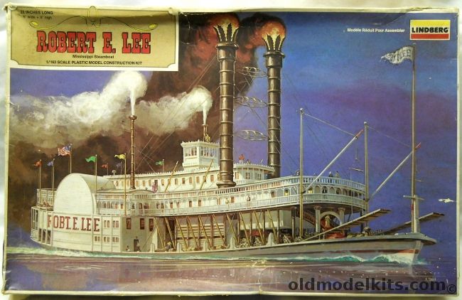 Lindberg 1/163 Robert E. Lee Mississippi Steamboat - (ex Pyro / ex Life-Like), 864 plastic model kit