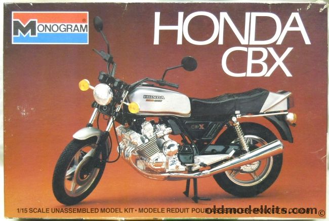 Monogram 1/15 Honda CBX Motorcycle, 2410 plastic model kit