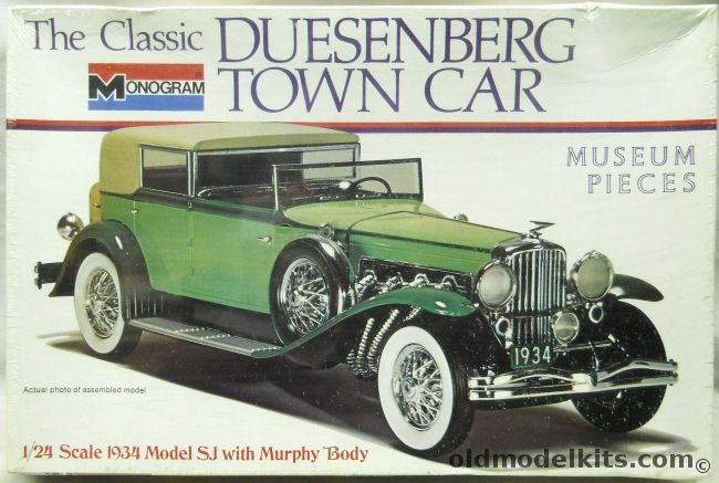Monogram 1/24 1934 Duesenberg Town Car Model  SJ Murphy Body, 7549 plastic model kit