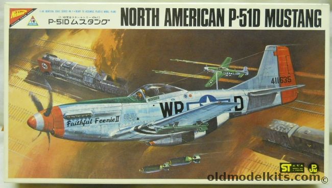Nichimo 1/48 North American P-51D Mustang - USAAF 361st FG 65th FW 7th AF / 15th FG 47th FW 7th AF / 363rd FG 66th FW 8th AF, S4801-250 plastic model kit