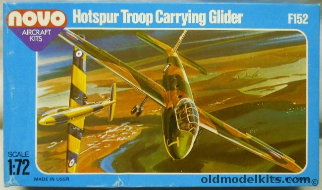 Novo 1/72 General Aircraft Ltd Hotspur II Glider, F152 plastic model kit
