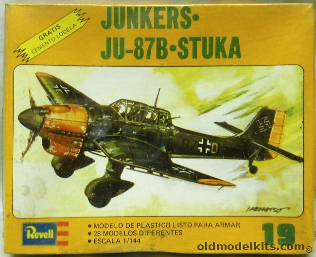 Revell 1/144 Junkers Ju-87B Stuka, H1019 plastic model kit