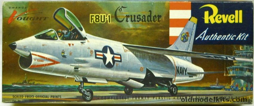 Revell 1/67 Chance Vought F8U-1 Crusader  'S' Issue - (F8U1), H250-89 plastic model kit