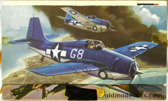Revell 1/72 TWO Grumman F4F-4 Wildcat - Wrong Box - (F4F4), H639 plastic model kit