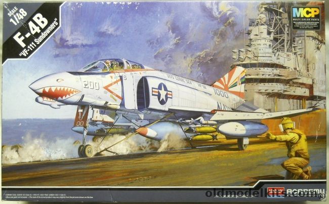 Academy 1/48 F-4B Phantom II VF-111 Sundowners, 12232 plastic model kit