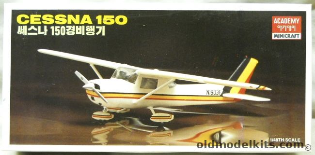 Academy 1/48 Cessna 150 - (ex Bandai), 1608 plastic model kit