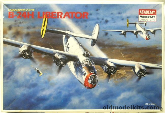 Academy 1/72 Consolidated-Vultee B-24H Liberator -  93rd Bomb Group 8th Air Force England, 1693 plastic model kit